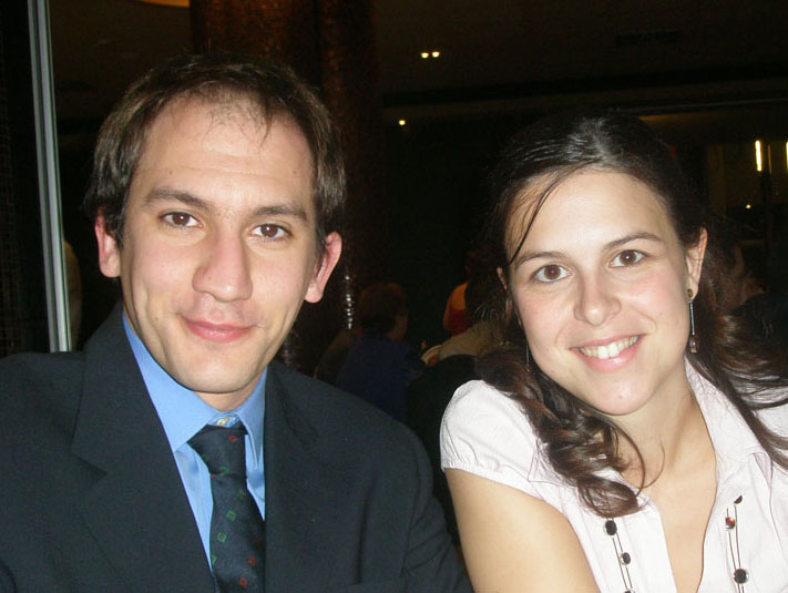 Foto del 2007 con María y Dani juntos